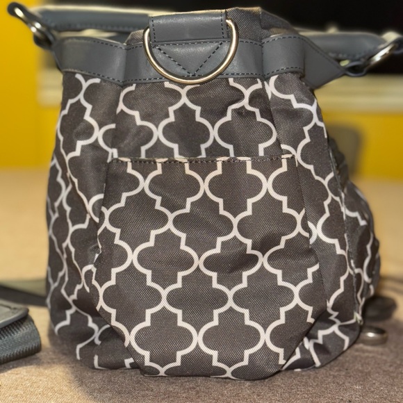 JJ Cole lime green and Gray Baby Bag - Picture 4 of 10